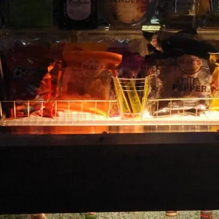 Snacks sold at back door