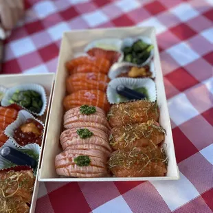 sashimi, food, sushi, sushi and sashimi