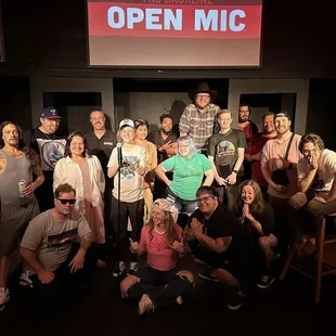 at the free open mic every wednesday at 8pm and if you good you can get invited to the free showcase every wednesday at 7pm