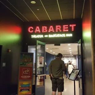 The entrance, next to meat and potatoes!