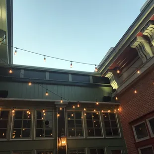 Nice patio overlooking the Aronoff and downtown.