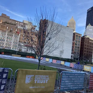 Empty at the moment ... At First Night, there will be an Ice Maze here ...