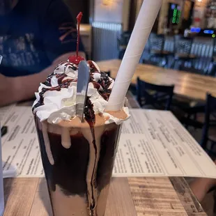 Chocolate milkshake