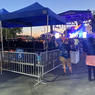 ADA seating area, it's right next to the sound booth