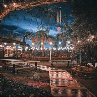 a rainy night