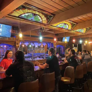Indoor bar!
