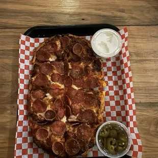 Pepperoni pizza
