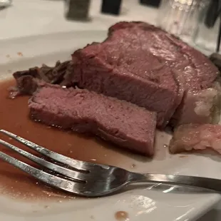 Rare Prime Rib