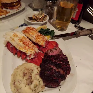 Surf and turf The lobster is the best!