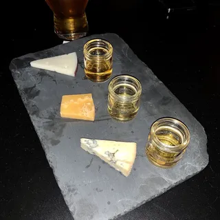 Whiskey and Cheese Plate