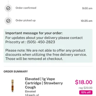 Leafly order