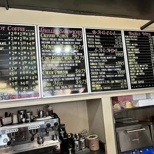 Updated Menu as of 8/29/22