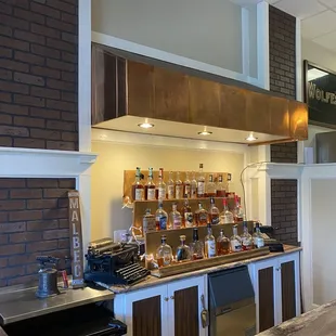 Very cool bar located inside of the Bagel Bistro.