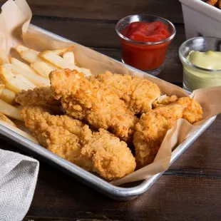 food, fish and chips