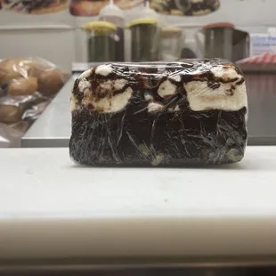 It's the excellent chocolate Rocky Road Brownie