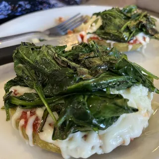Fresh Spinach & Feta - Pizza Bagel