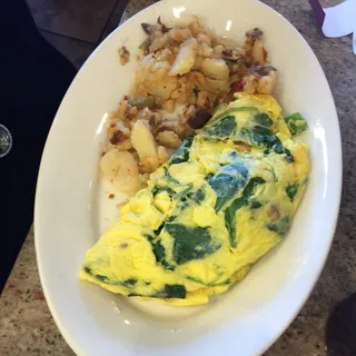 Spinach & Feta Omelet
