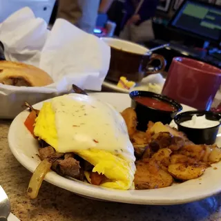 Steak Fajita Omelet