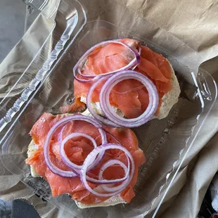 Lox bagel