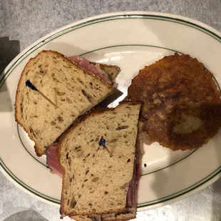 Pastrami on Rye w/ Potato Pancake