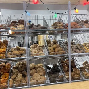 food, bagels, bagel