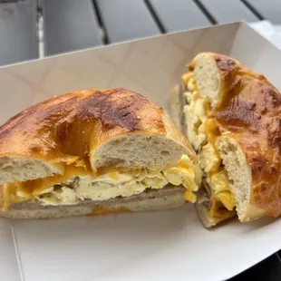 Lowers Bagel Sandwich with Sausage