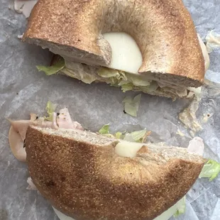 The Farmer (bagel sandwich)