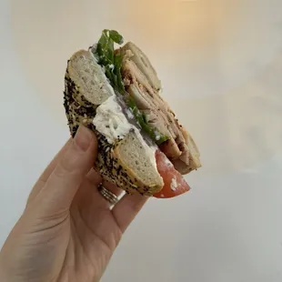 Smoked turkey sandwich