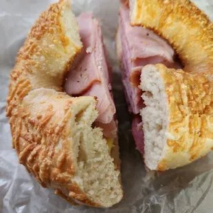 Wow, what a breakfast sandwich