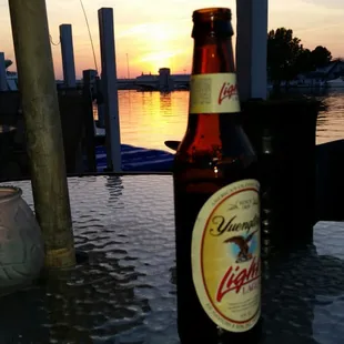 I call this,   "Yeungling at Sunset" copyleft Rob M.   :-)