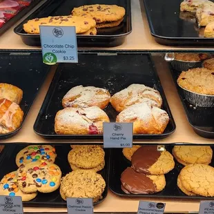 a variety of baked goods