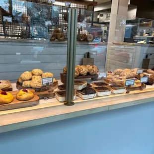 Lots of baked goods.