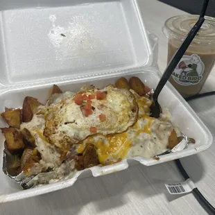 The baked bird + gravy and sausage