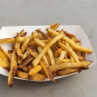 Hand cut fries