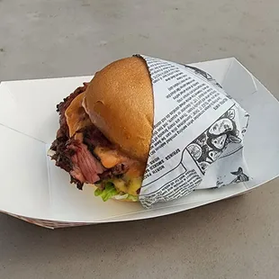 Pastrami burger