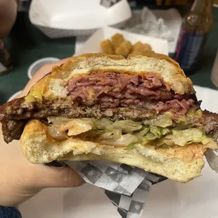 The Pastrami burger