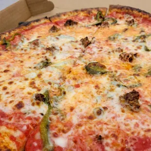 Chorizo Poblano Pizza