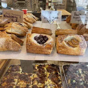 Beautiful fruit-filled danishes, turnovers, and more