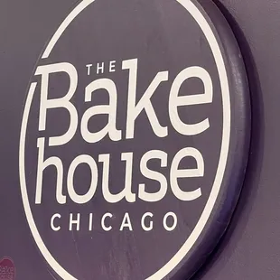 a sign for the bake house chicago