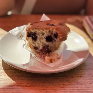 Gluten free blueberry muffin
