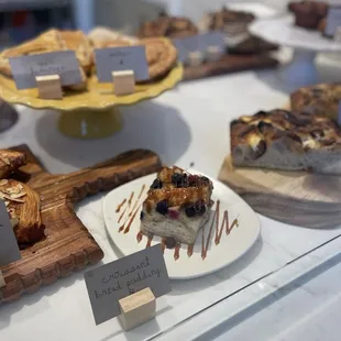 bread pudding-yummy! We got two!