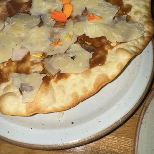 First course part two.  Pear, chutney and delicious cheese