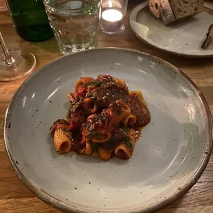 Lamb Sausage Rigatoni
