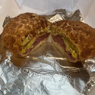 Hot Pastrami Sandwich