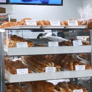 Bakery display case.