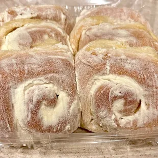 Pillowy soft and  moist Filipino sweet rolls aka #Ensaymada @ The Baker's Son by Valerio's. Perfect with coffee/tea.