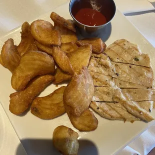 Kids grilled chicken