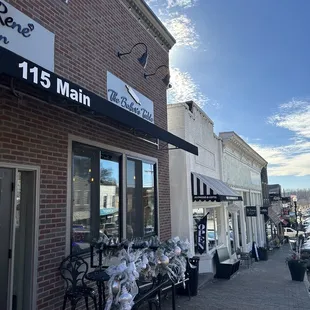the outside of the store