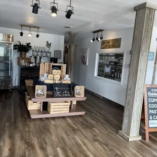 the interior of the restaurant