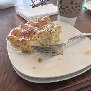 Quiche. Very good.